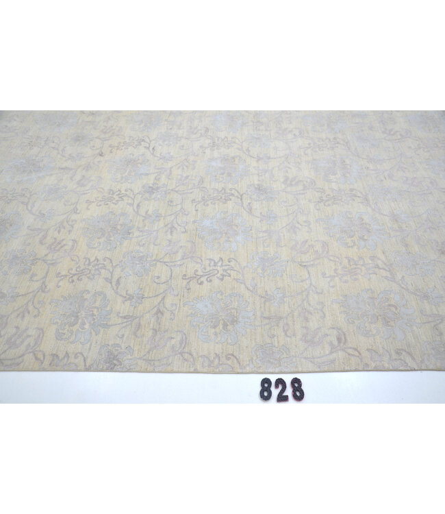 Pastel Bloemen Tapijt – Handgeknoopt – 305 x 239 cm