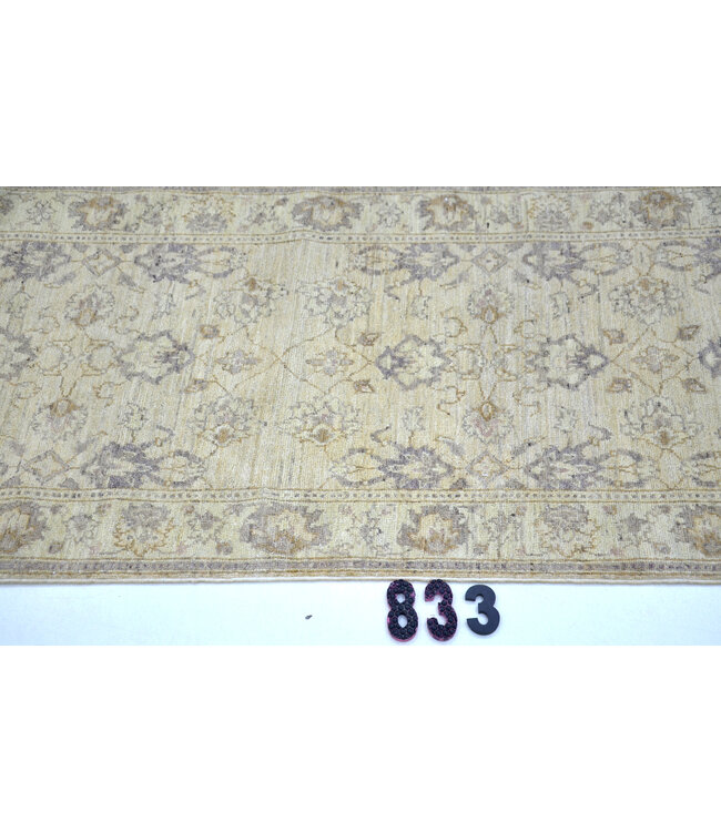 Zand-Lila Ziegler Loper – 275 x 70 cm – Fijn Klassiek Patroon