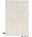 Hand-knotted Wool Rug Sand Tone – 184 x 123 cm – Subtle Floral Design in Pastels