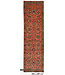Persischer Terrakotta-Läufer – 286 x 081 cm – Fein Handgeknüpft mit Blütenmuster