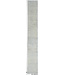 Zilverblauw Modern Loper – 611 x 78 cm – Handgeknoopt Wol Tapijt