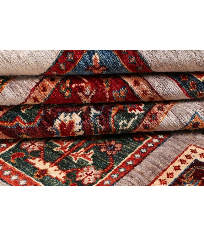 348x270 cm Handgeknüpfter Wollteppich  Afghanischer Orientteppich