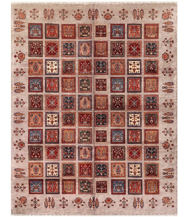 348x270 cm Handgeknüpfter Wollteppich  Afghanischer Orientteppich