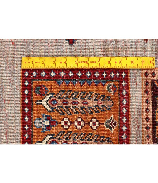 348x270 cm Handknotted Wool Rug  Authentic Afghan Tribal Carpet