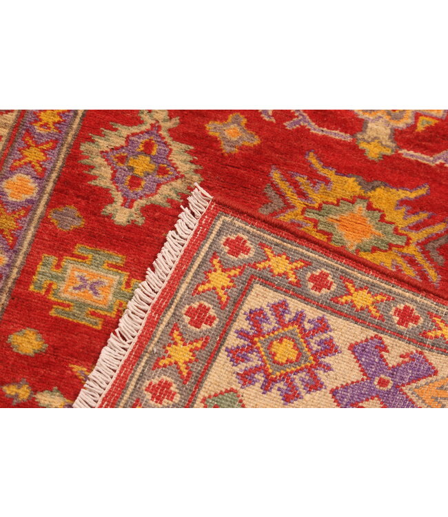 152x100cm Wollteppich Handgeknüpft – Kazak Afghanischer Orientteppich