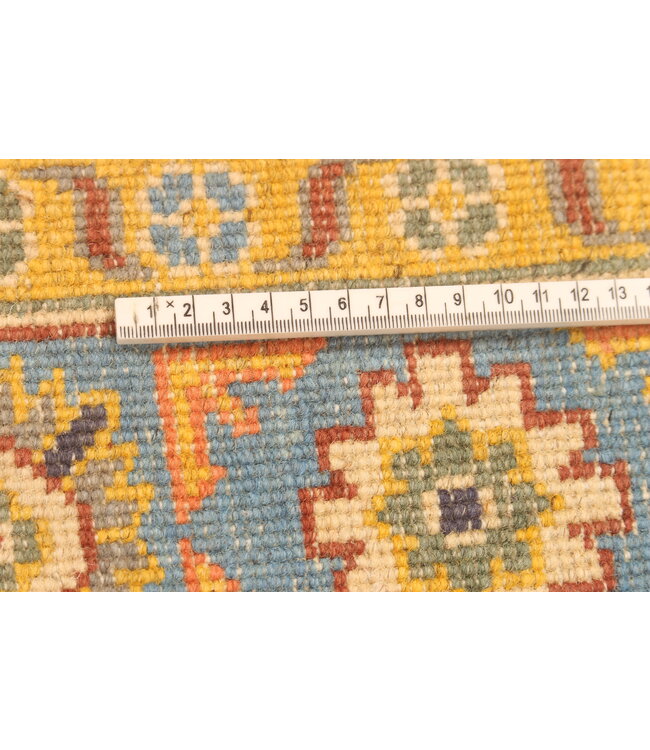 146x104cm Wollteppich Handgeknüpft – Kazak Afghanischer Orientteppich