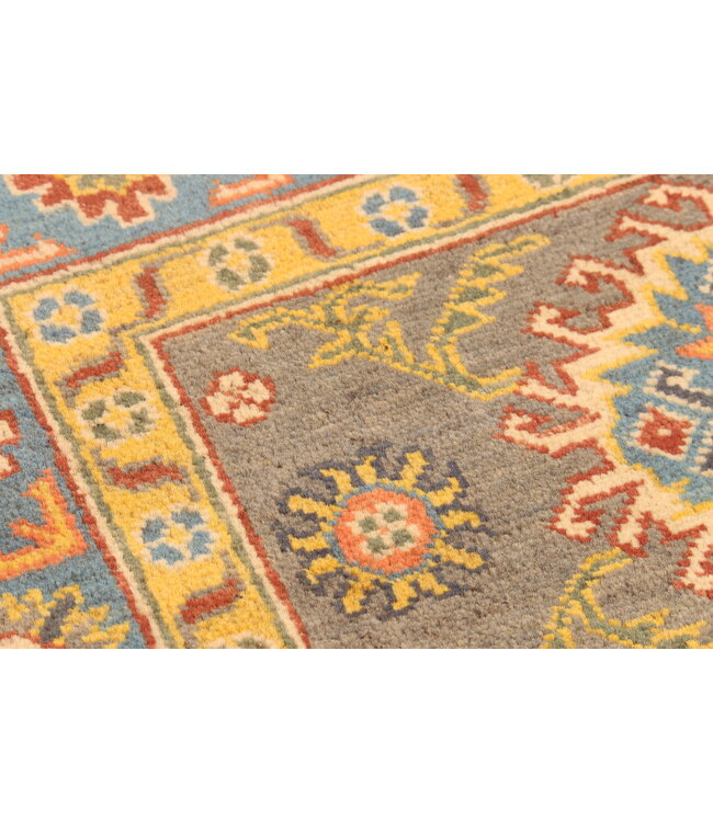 146x104cm Wollteppich Handgeknüpft – Kazak Afghanischer Orientteppich