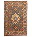 149x99cm Handgeknoopte Kazak Afghan Tapijt – Wol & Ambachtelijk