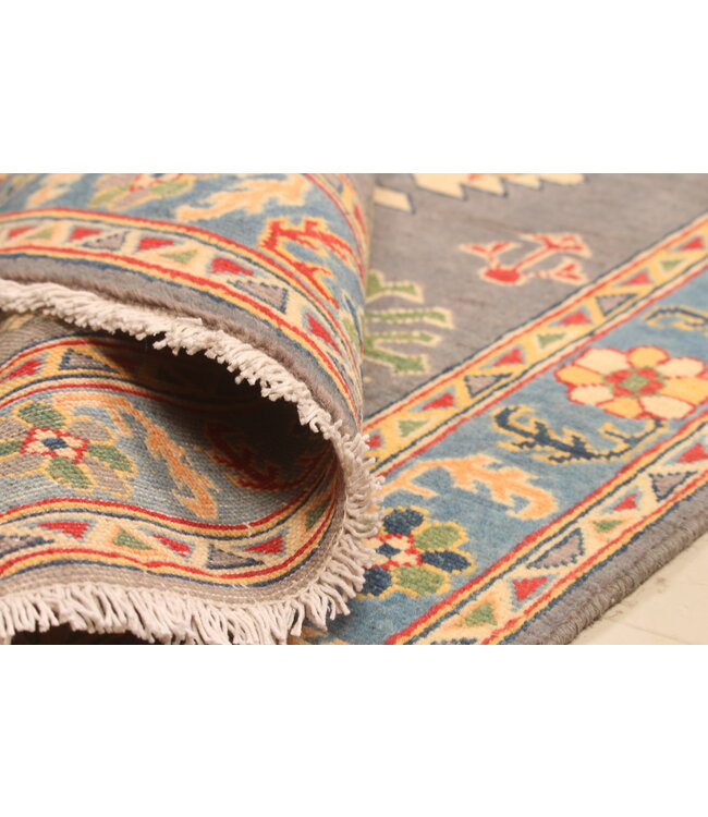 149x99cm Wollteppich Handgeknüpft – Kazak Afghanischer Orientteppich
