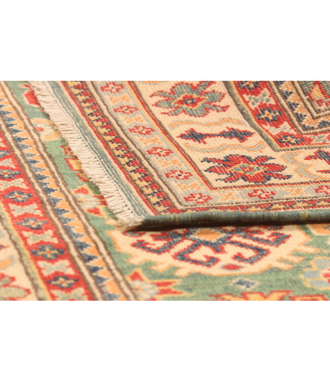 149x102cm Wollteppich Handgeknüpft – Kazak Afghanischer Orientteppich