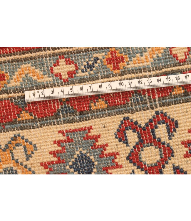 150x100cm Wollteppich Handgeknüpft – Kazak Afghanischer Orientteppich