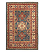 147x97cm Wollteppich Handgeknüpft – Kazak Afghanischer Orientteppich
