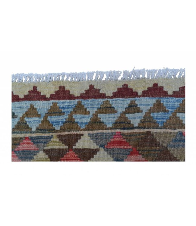 Handgewebte Orientalisch Wolle Kelim Teppich 245x151 cm