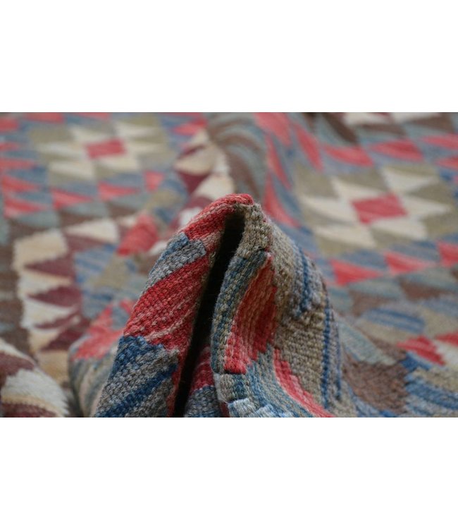 Handgewebte Orientalisch Wolle Kelim Teppich 245x151 cm