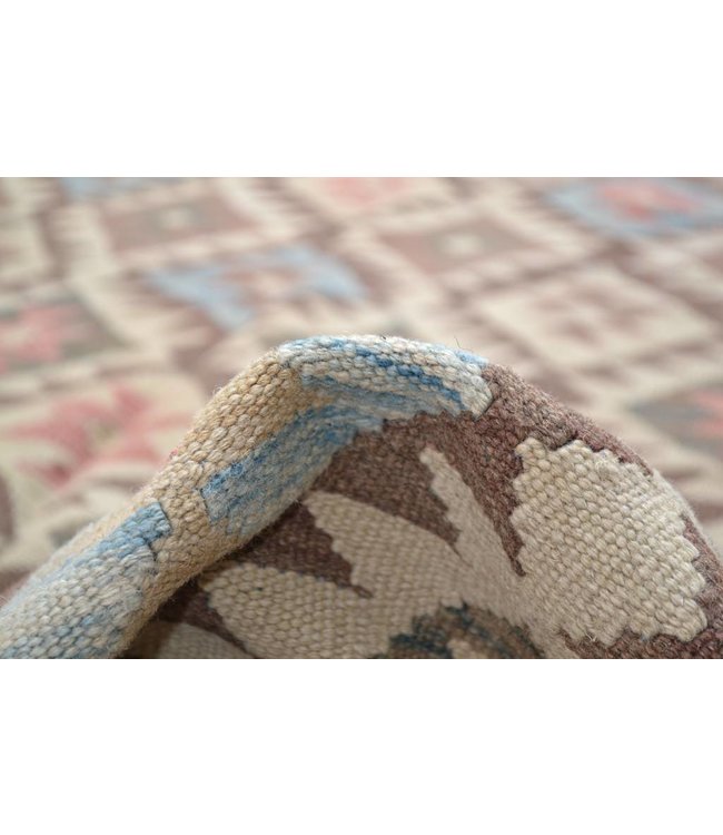 Handgewebte Orientalisch Wolle Kelim Teppich 303x192 cm