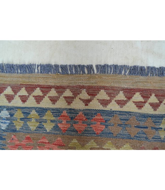 Hand Woven Afghan Wool Kilim Area Rug 311x195 cm
