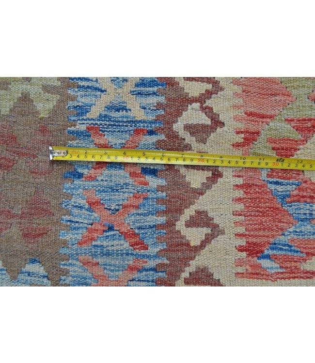 Handgewebte Orientalisch Wolle Kelim Teppich 311x195 cm