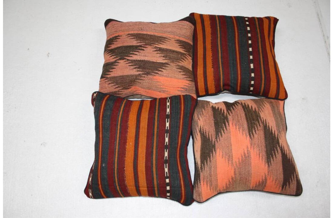 4 x kelim kussens 45x45 cm