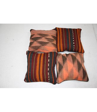 4x kilim cushions ca 45x45 cm with filling