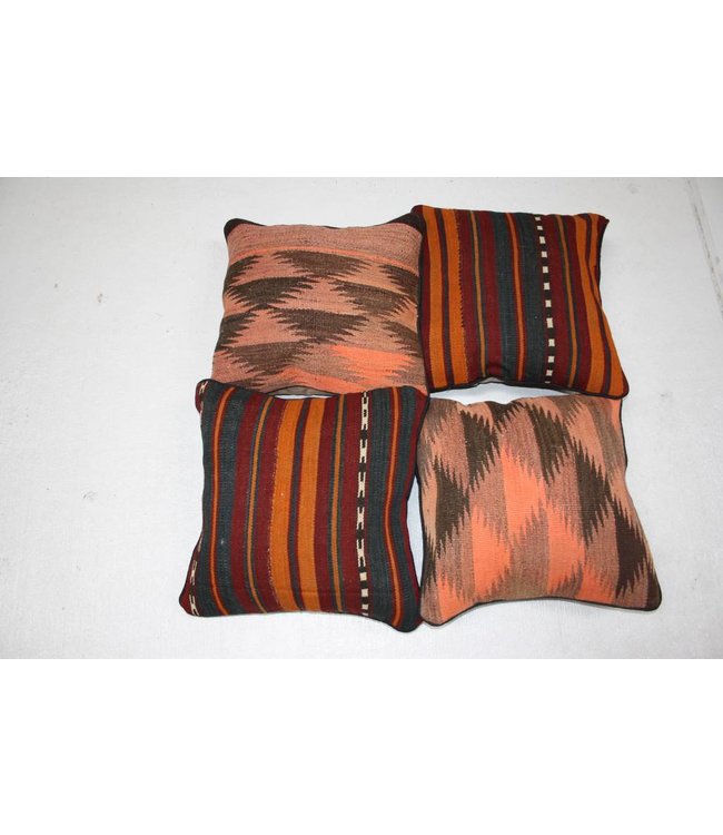 4x kilim cushions ca 45x45 cm with filling