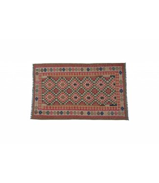 Hand Woven Afghan Wool Kilim Area Rug 246x151 cm