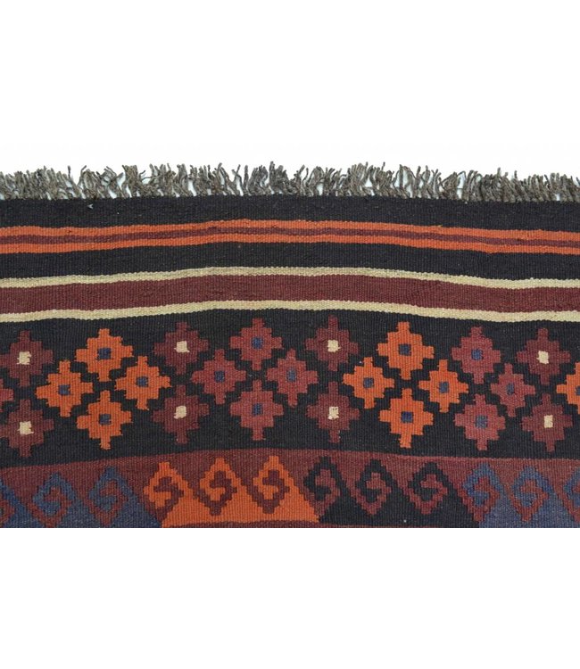 Handgewebte Orientalisch Wolle Kelim Teppich 400x252 cm