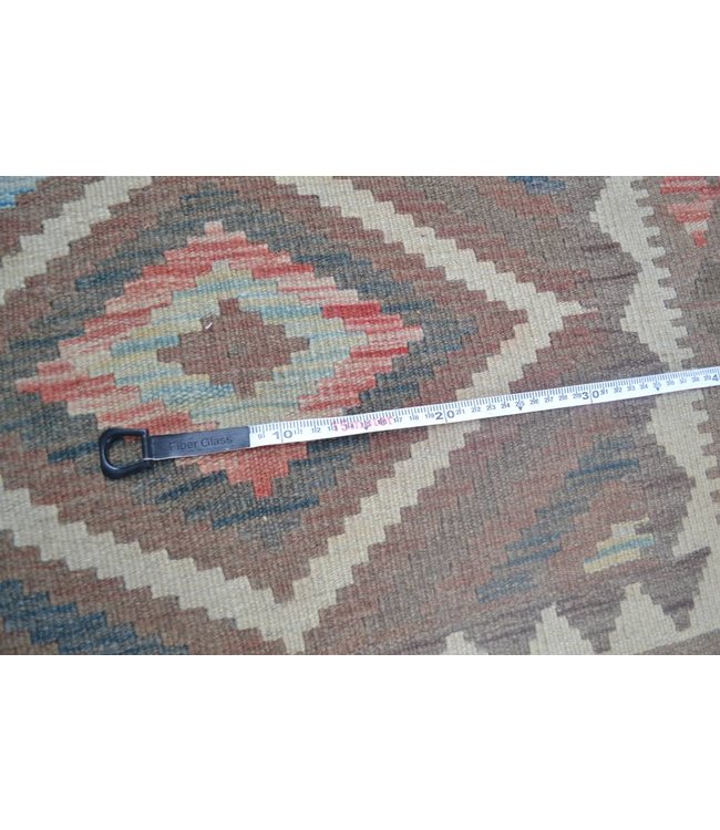 Handgewebte Orientalisch Wolle Kelim Teppich 241x152 cm