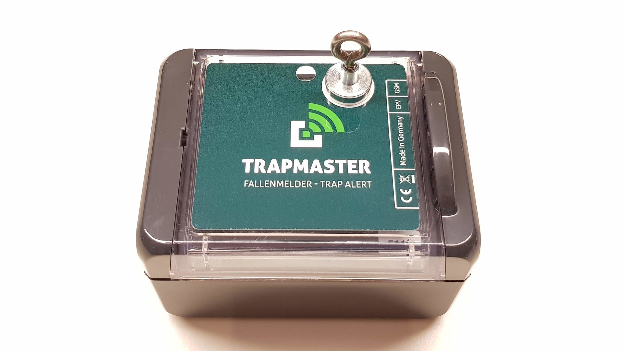 TRAPMASTER Version Neo mit Neigung und Magnetabriss vom Gehäuse