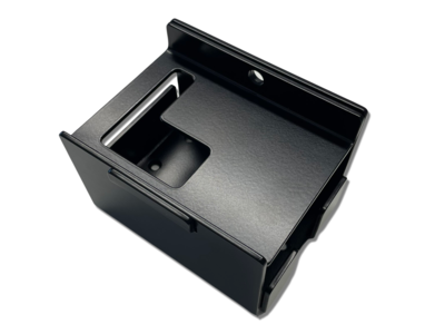 Protective steel enclosure for TRAPMASTER trap alerts