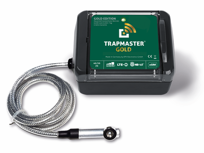 TRAPMASTER GOLD-Edition: 4G/5G Fallenmelder mit lebenslang kostenfreiem Betrieb &  5 Jahren Garantie