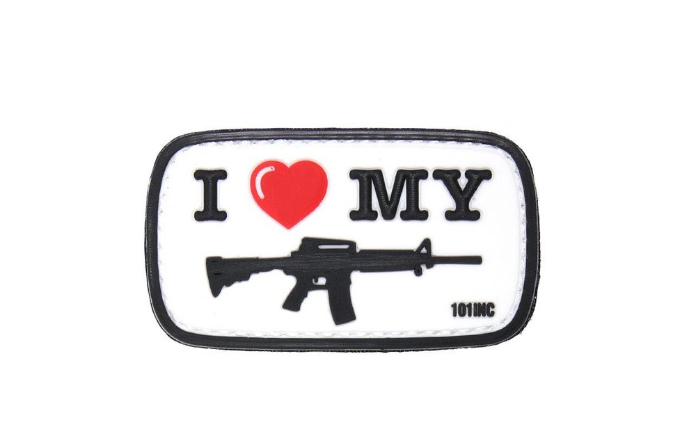 I Love My M4 PVC Patch (White)
