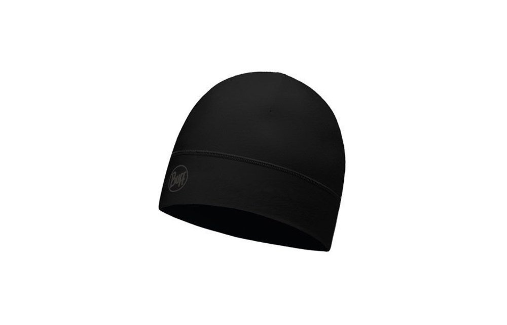 Microfiber 1 Layer Hat Helix Solid Black Muts