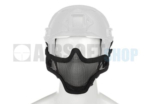 Airsoft mask Coxeer Tactical Airsoft Mask Striker Steel Metal Mesh Lower Half Face Mask