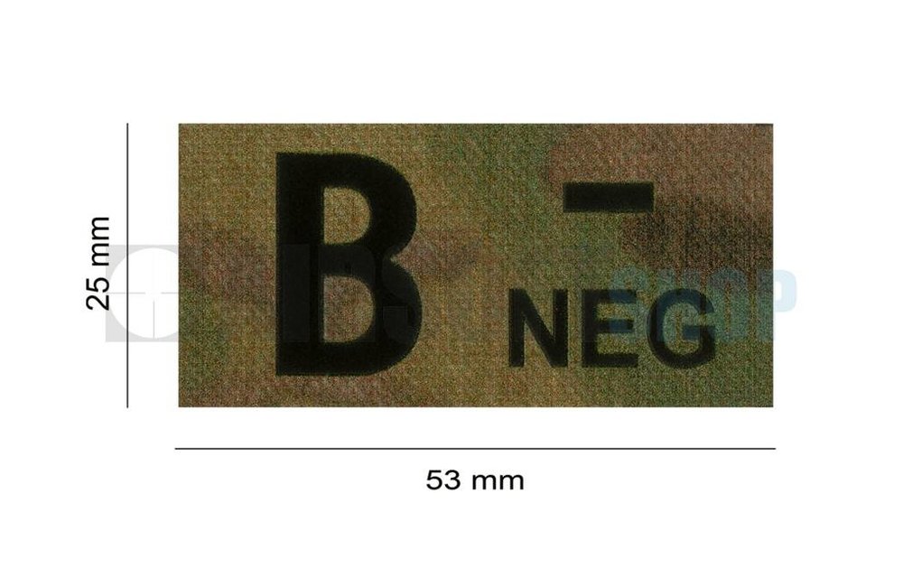 B Neg IR Patch (Multicam)