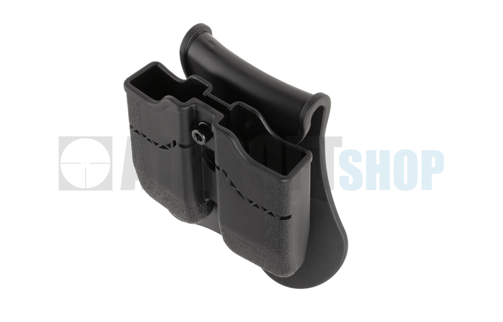 Double Mag Pouch for WE / KJW / KWA / TM 1911 (Black)