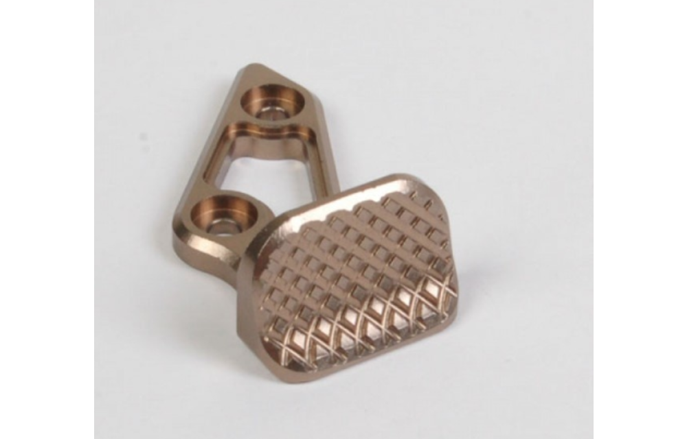 Aluminium Skidproof Thumb Rest (Titanium)