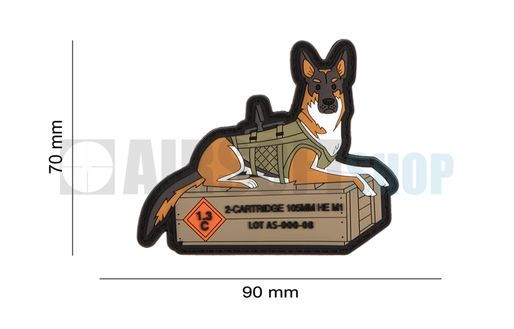 German Shepard Tactical Dog Patch