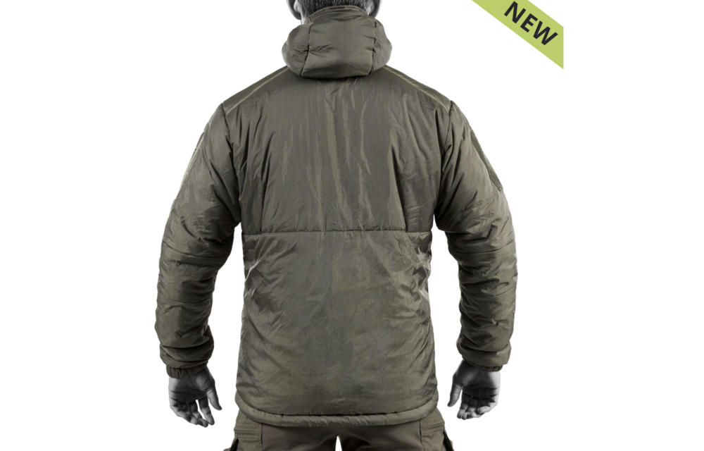 black tactical winter coat
