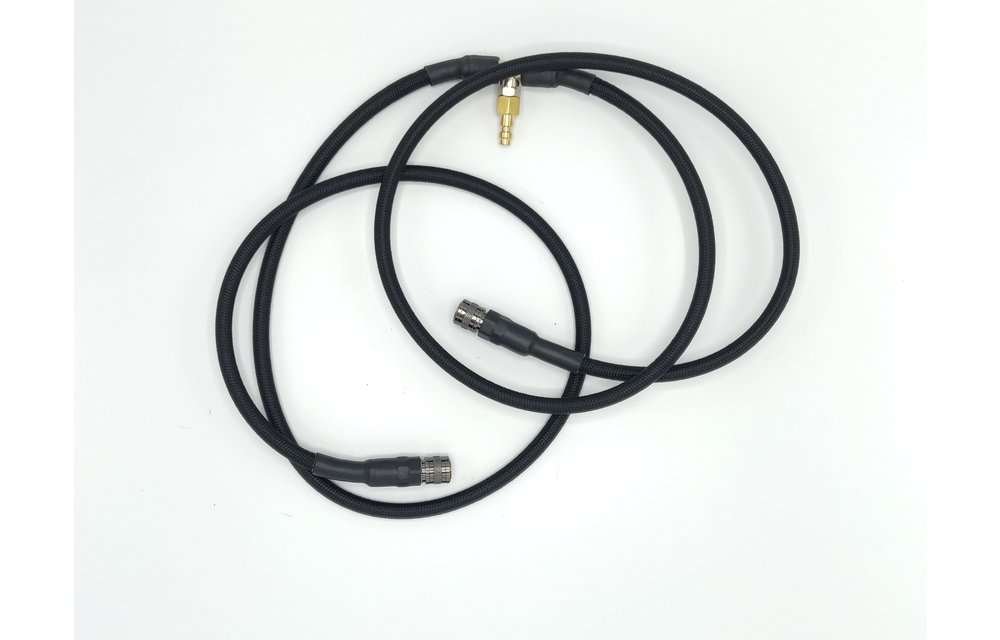 Dual Braided US Air Line 35 Inch (Black)