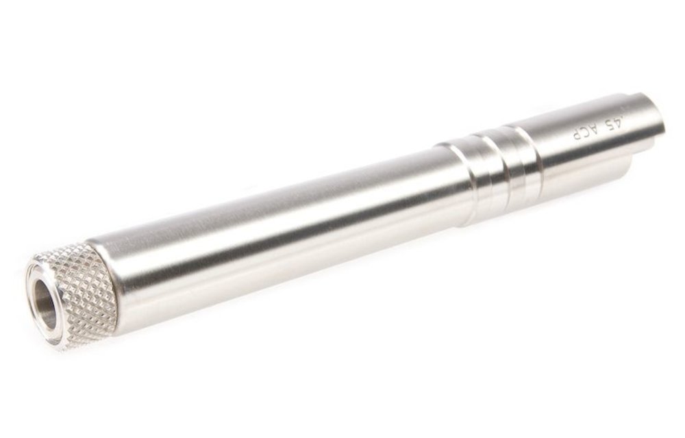 Hi-Capa 5.1 Steel Fixed Threaded Outer Barrel (Silver)