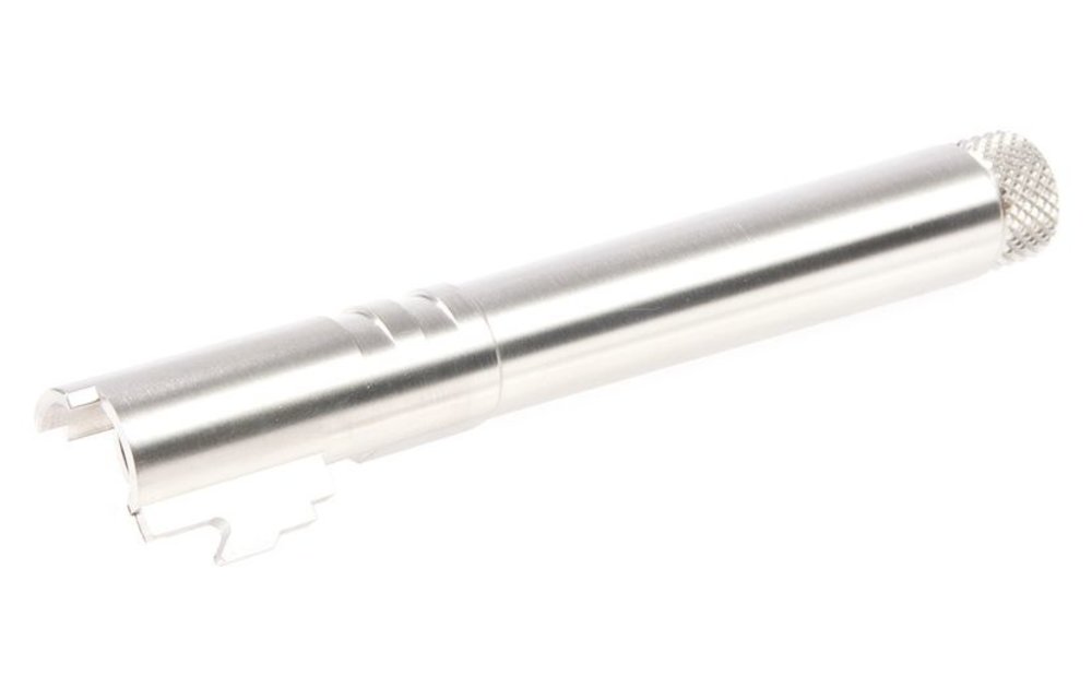 Hi-Capa 5.1 Steel Fixed Threaded Outer Barrel (Silver)