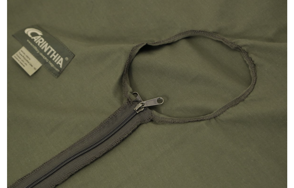 Polycotton Liner For Sleeping Bag (Mid Zip) (Olive)