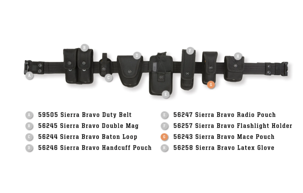 Sierra Bravo Mace Pouch (Black)