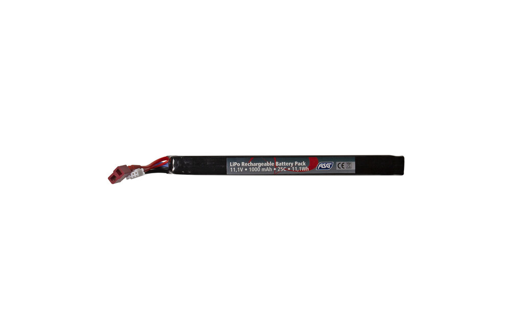 LiPo 11.1V 1000mAh 25C Stick Type (Deans)