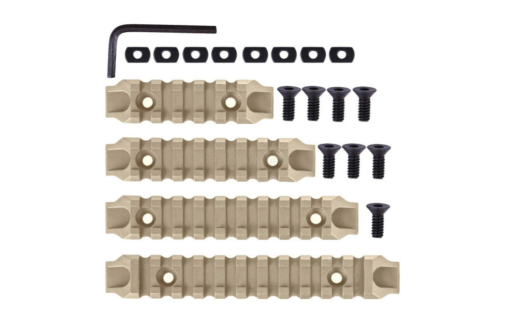 M-LOK Polymer Rail Set (Tan)