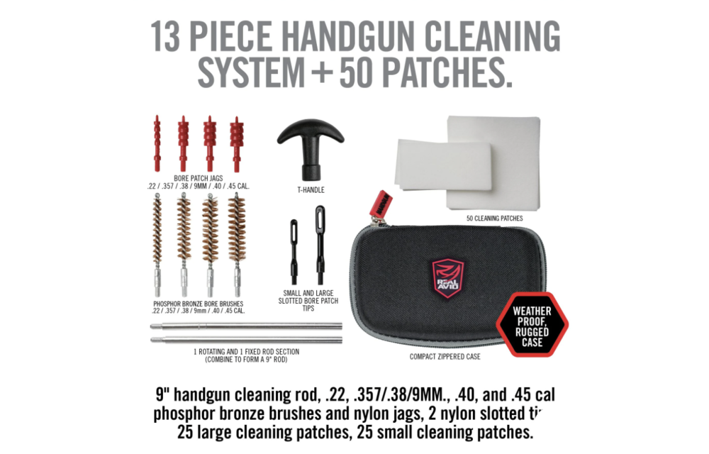 Gun Boss Handgun .22 - .45 Cleaning Kit