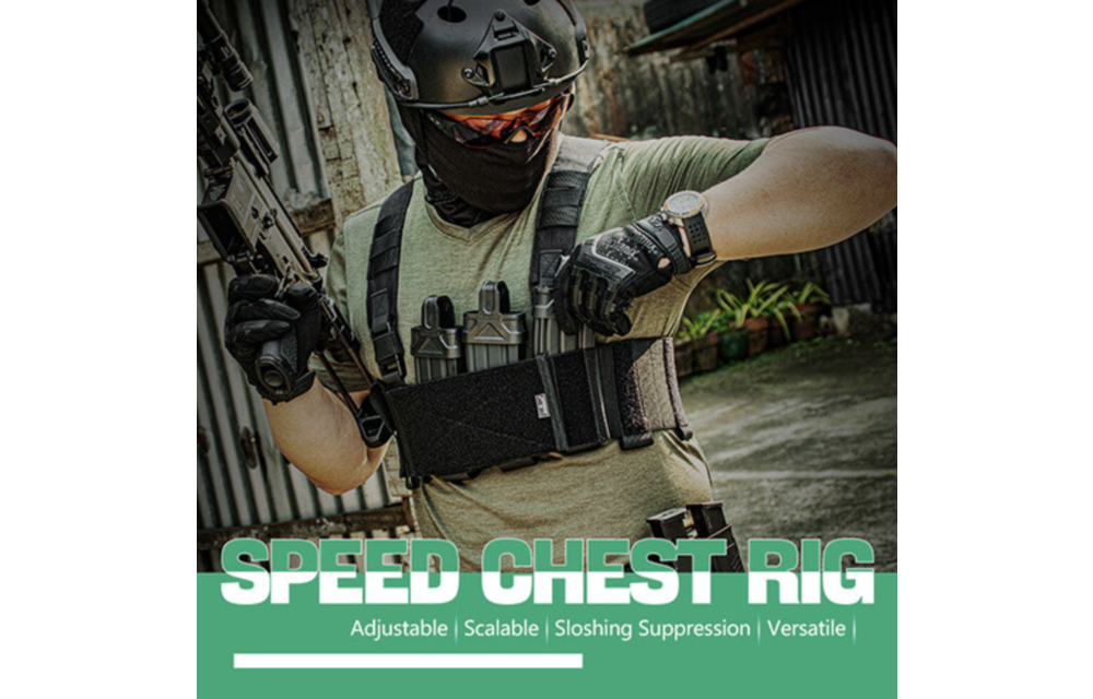 Low Profile Chest Rig (Black)