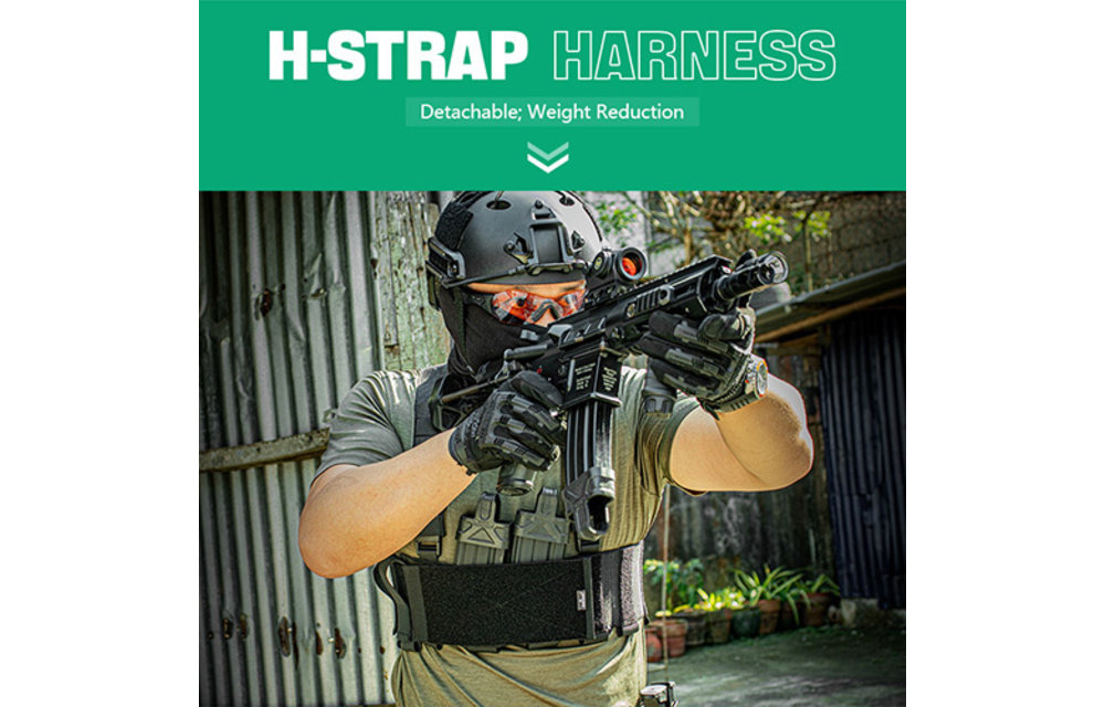 Low Profile Chest Rig (Black)