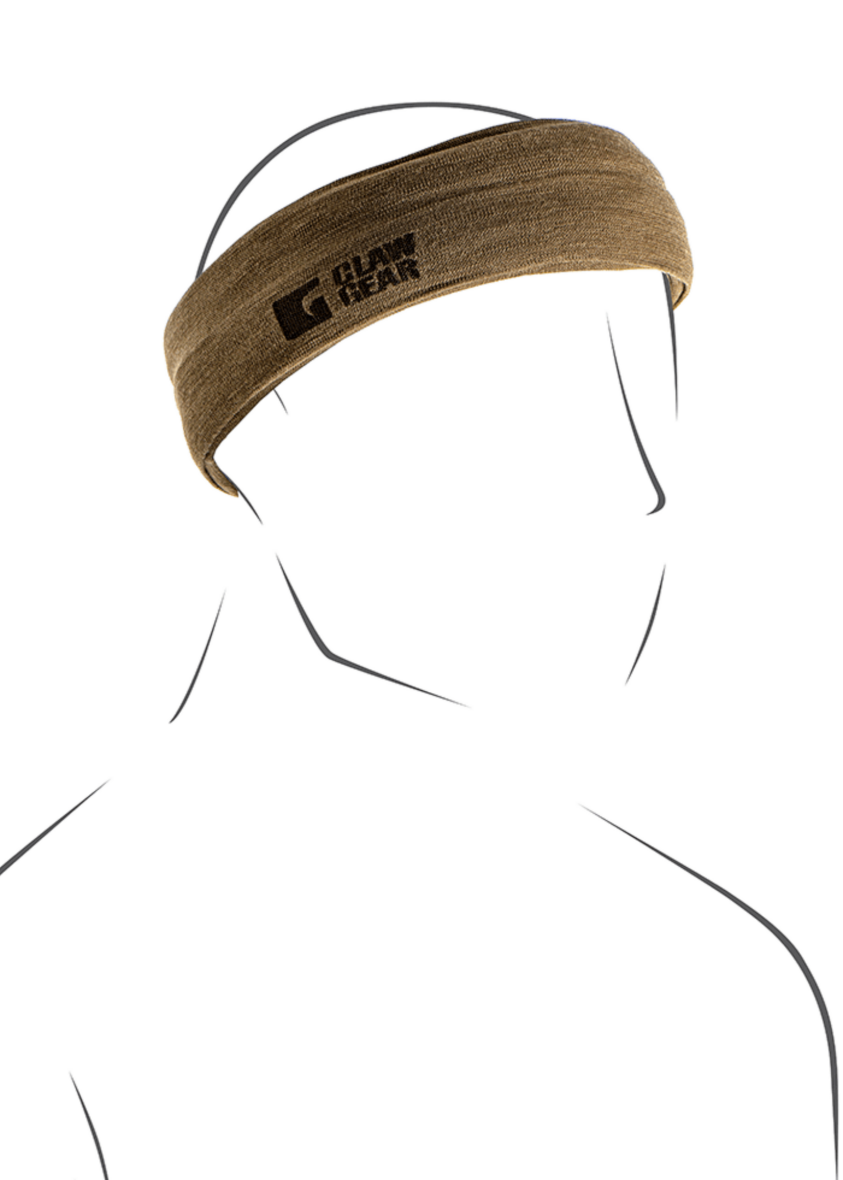 Claw Gear Merino Seamless Neck Gaiter Long (Stonegrey Olive)