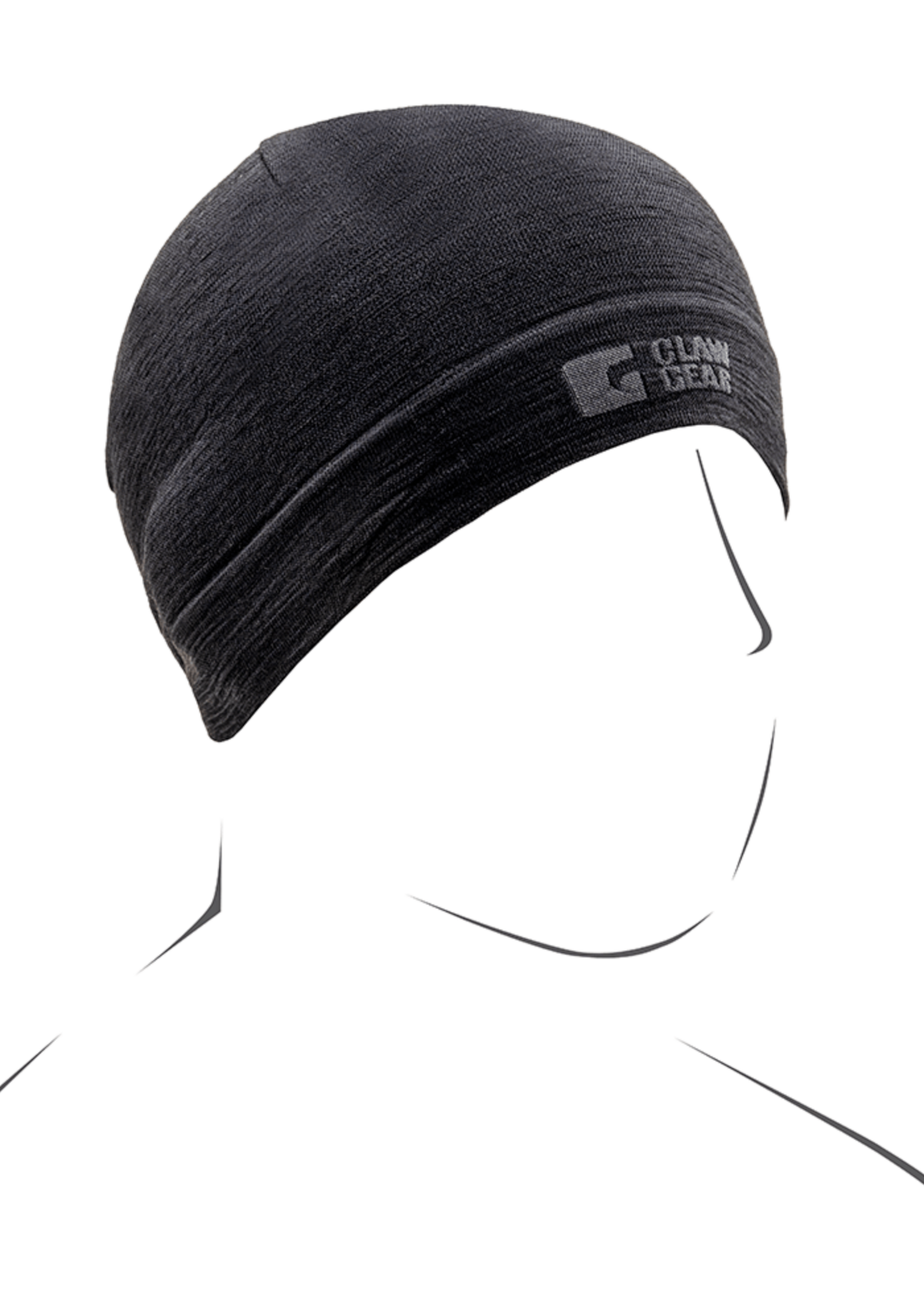 Claw Gear Merino Seamless Beanie (Black)